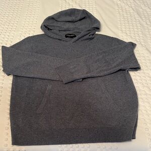 Men's Gray Hoodie Sweater